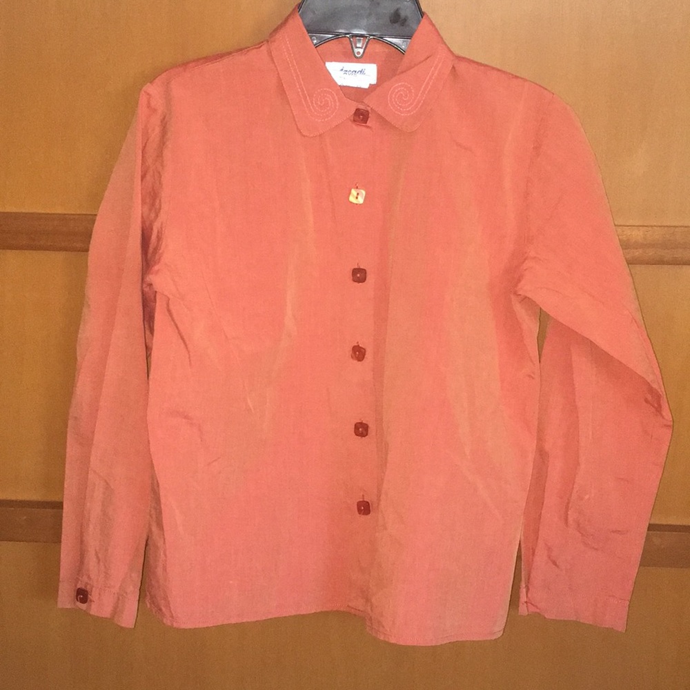 Jacadi Button down girl dress shirt